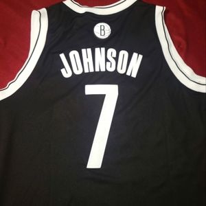 Adidas JJ NBA Jersey Johnson #7 Brooklyn Nets L Large Black